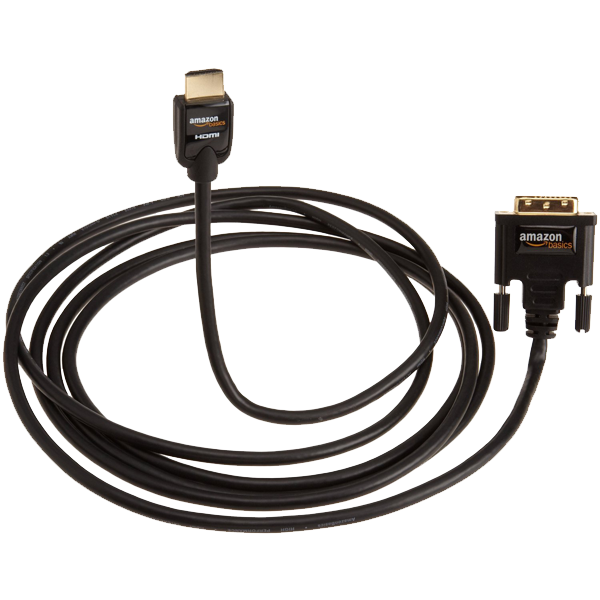 AmazonBasics HDMI to DVI Adapter Cable - 9.8 Feet (3 Meters)