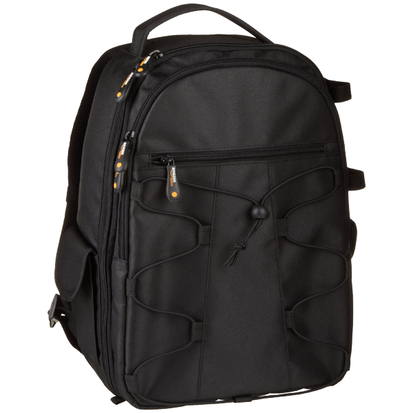 AmazonBasics Backpack for SLR-DSLR Cameras and Accessories - Black